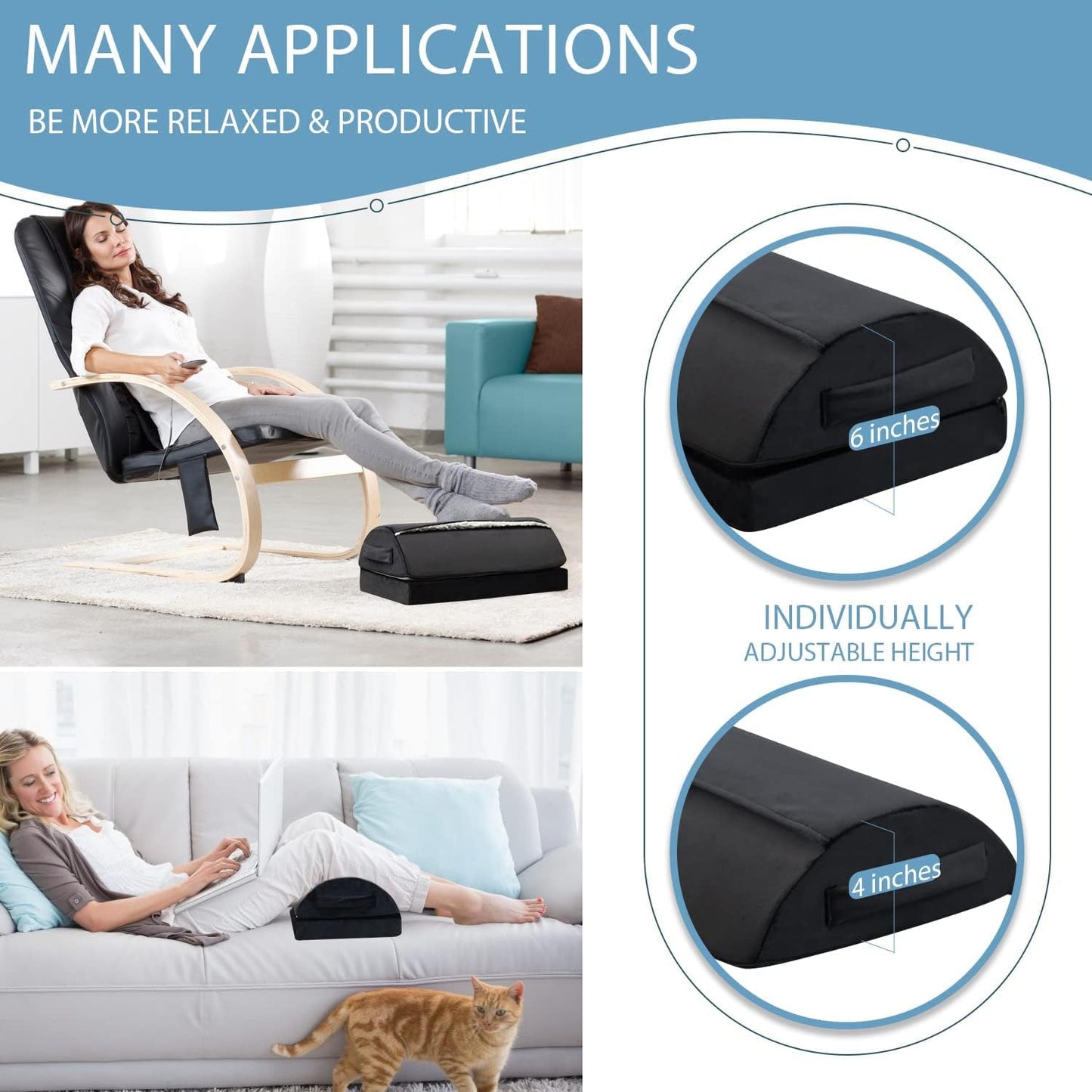 Purilite Select Foot Rest for Under Desk