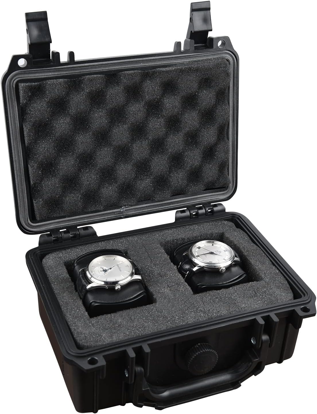 MEIJIA Portable All Weather Waterproof Protective Hard Case,Camera Case with Customizable Fit Foam,Fit Use of Drones, Camera, Equipments, 10.62inchx9.68inchx 4.87inch (Orange)