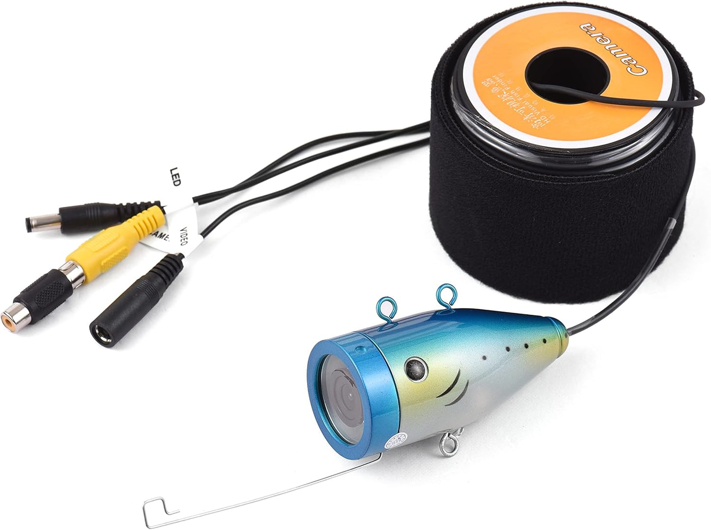 1200TVL Underwater Fishing Camera Fish Finder with 12 IR L-EDS 7Inch/9Inch LCD Display 15M/30M/50M Cable IP68 Waterproof for Sea Lake Boat Ice Fishing JOYID