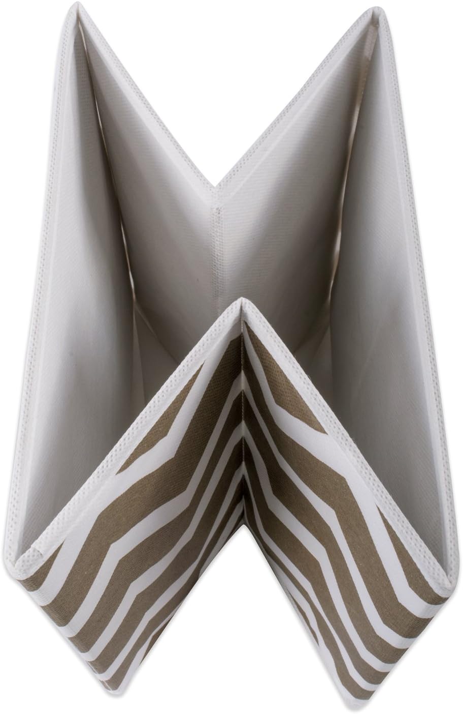 DII Foldable Fabric Storage Containers for Nurseries, Offices, Closets, Home Decor, Cube Organizers & Everyday Storage Needs, (Large - 11 x 11 x 11) Scroll Nautical Blue - Set of 2