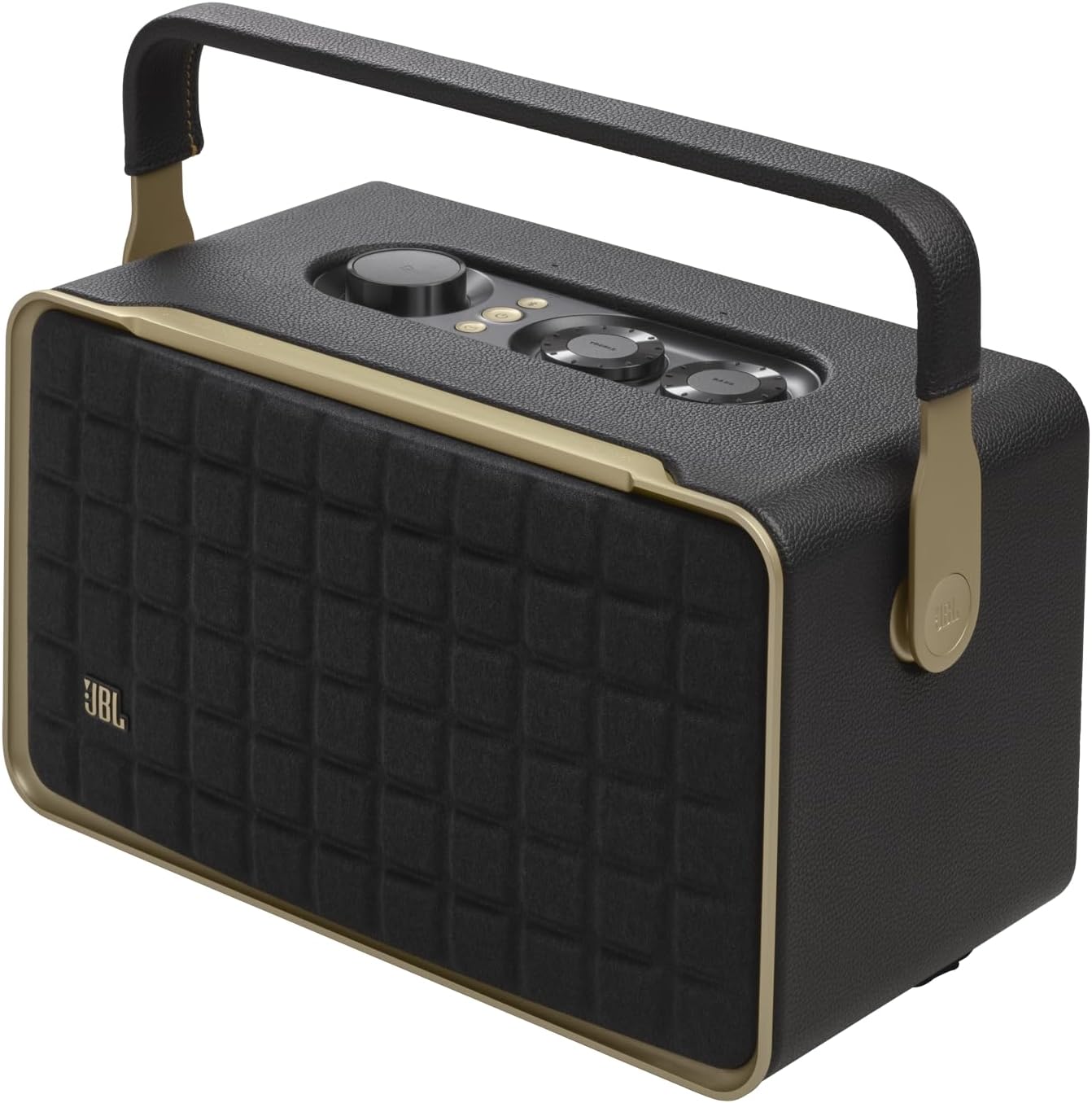 JBL Authentics 300 - Wireless Home Speaker, Music Streaming Services via Built-in Wi-Fi, Built in Battery, Built in Alexa and Google Assistant