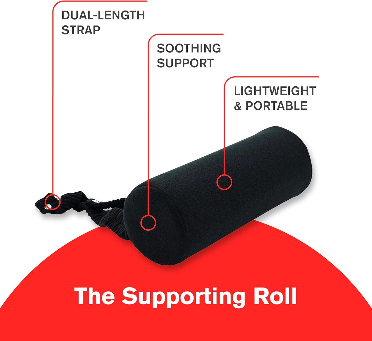ObusForme Lowback Backrest Support + Sit-Back Cushion | Lower Back Support Pillows and Ergonomic Seat Cushion