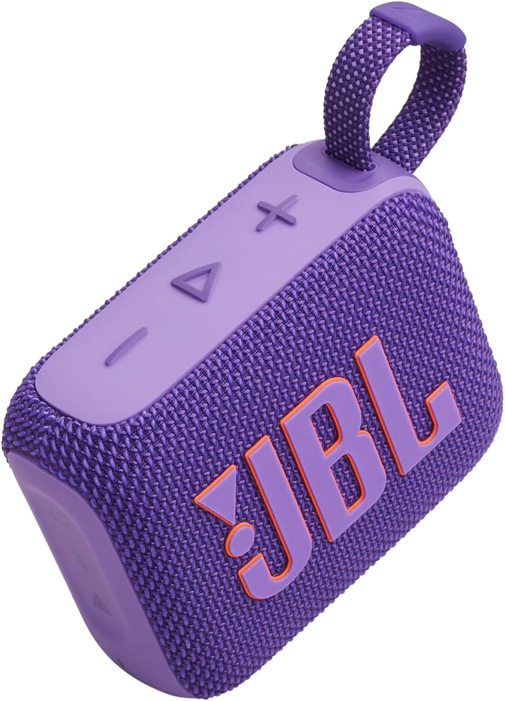 JBL Go 4 - Ultra-Portable, Waterproof and Dustproof Bluetooth Speaker, 7-Hour Built-in Battery, Made in Part with Recycled Materials (Purple)