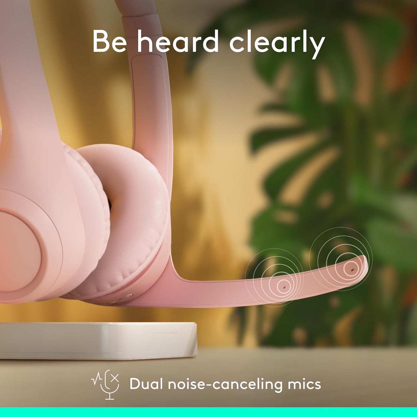Logitech Zone 301 Wireless Bluetooth Headset with Noise-Canceling Microphone, Compatible with Windows, Mac, Chrome, Linux, iOS, iPadOS, Android – Graphite