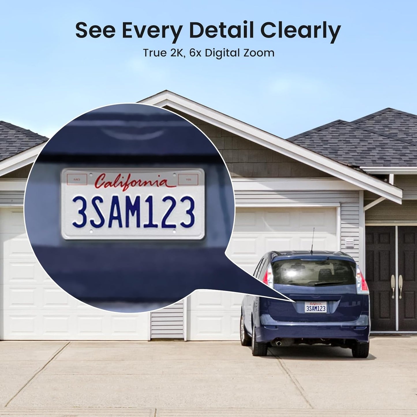 AOSU 2K Solar Security Cameras Wireless Outdoor, WiFi Camera Surveillance Exterieur for Home Security System, 166° View, Color Night Vision, 2-Way Talk, 32GB Homebase Local Storage, No Monthly Fee