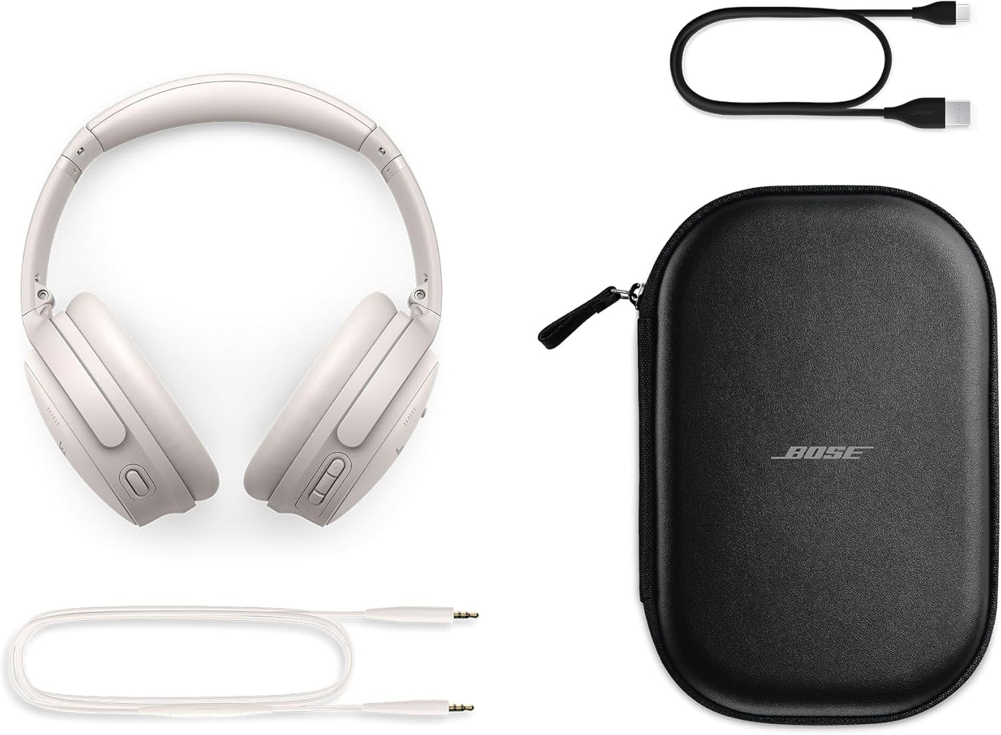 Bose QuietComfort Wireless Noise Cancelling Headphones, Bluetooth Over Ear Headphones with Up to 24 Hours of Battery Life, Sandstone - Limited Edition