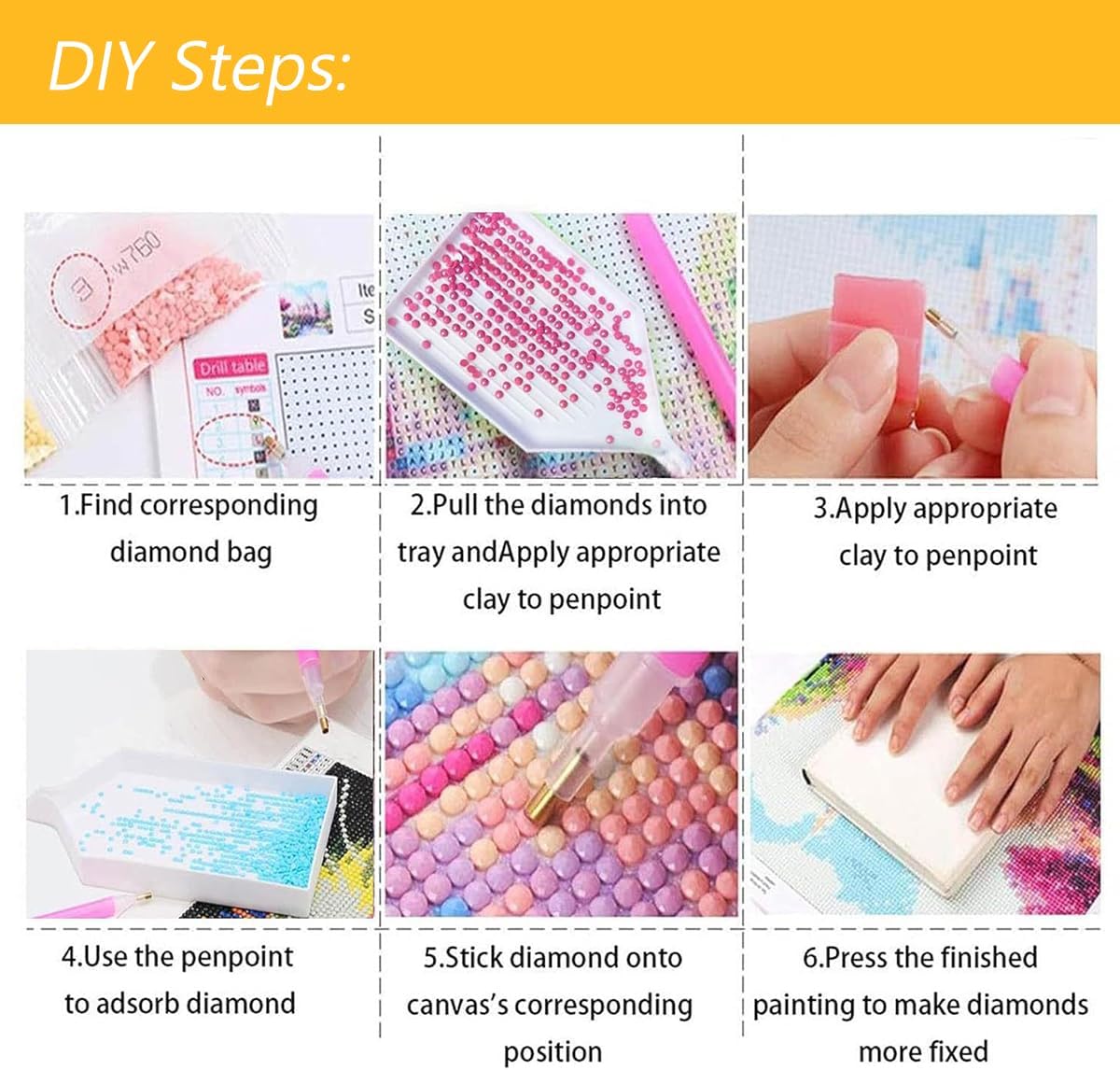 Purilite Select Diamond Painting Kit for Adults