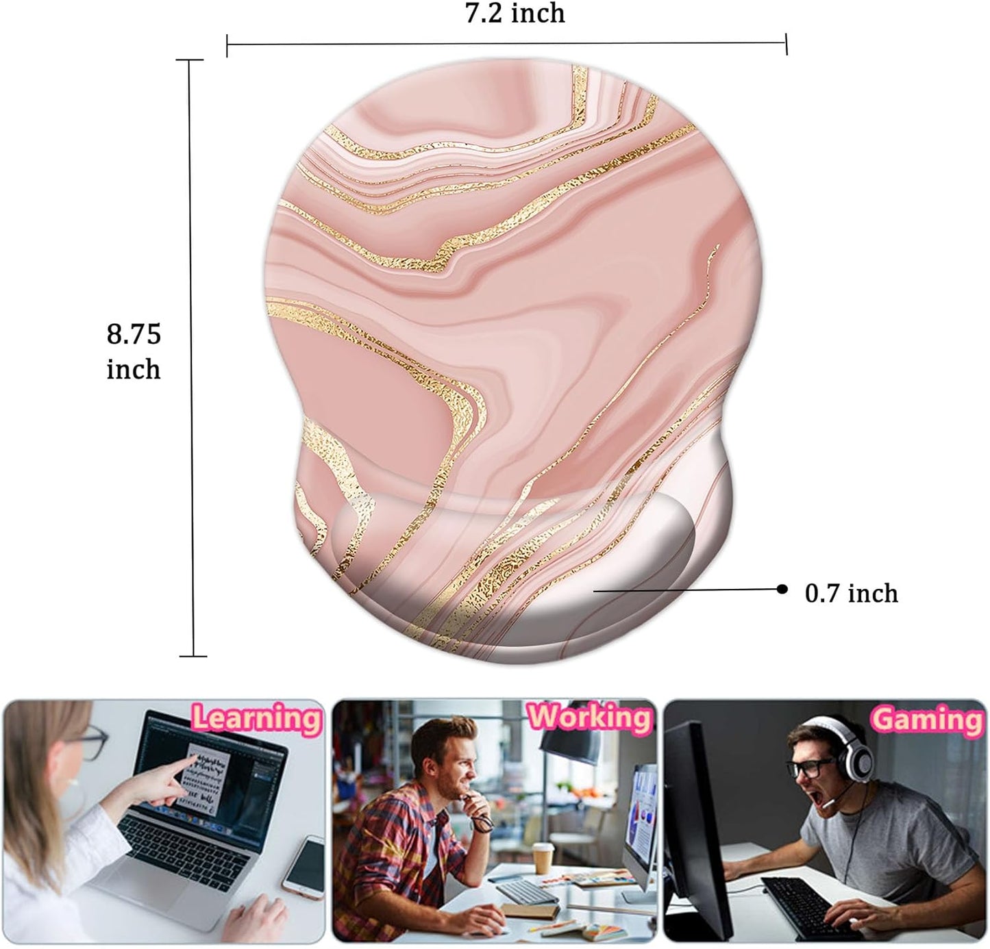 Purilite Select Ergonomic Mouse Pad