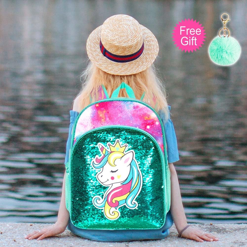 3pcs Backpack for Boys and Girls, 16” Kids Kindergarten Bookbag with Lunch Box, Cute Elementary Backpacks for Boy Girl