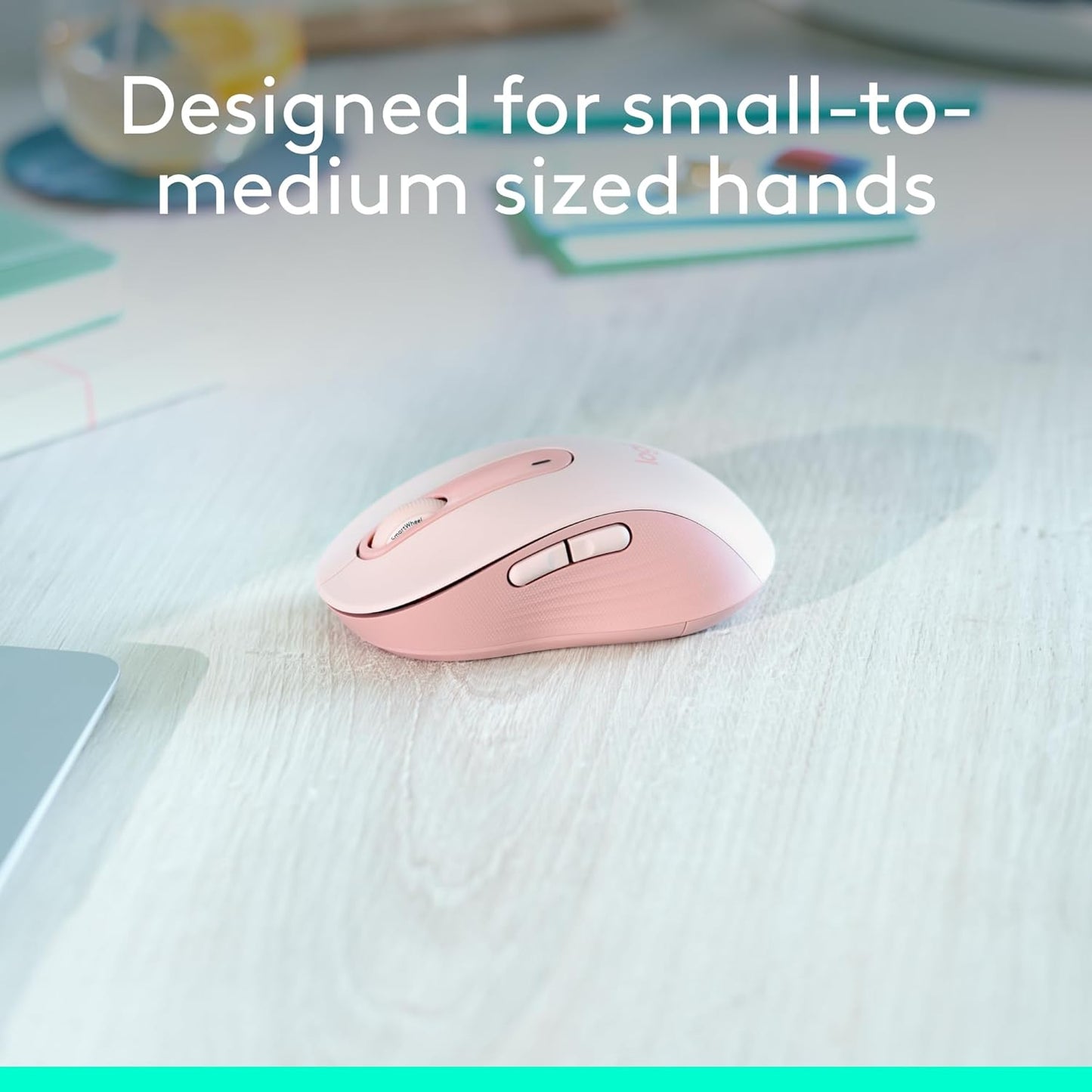 Logitech Signature M650 L Full Size Wireless Mouse - For Large Sized Hands, 2-Year Battery, Silent Clicks, Customizable Side Buttons, Bluetooth, for PC/Mac/Multi-Device/Chromebook - Black