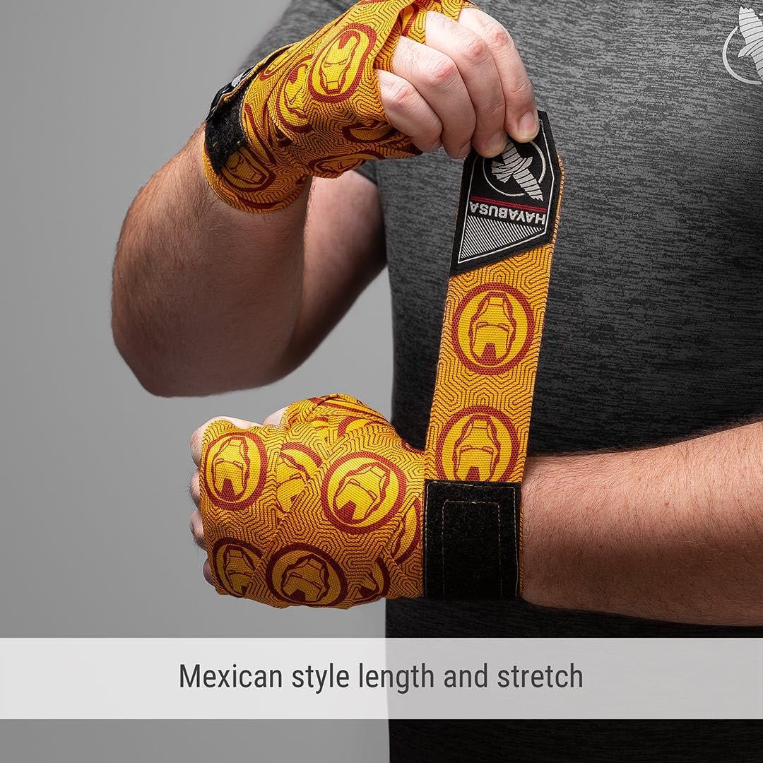 Hayabusa Marvel Hero Elite Mexican Style Boxing Hand Wraps for Men & Women