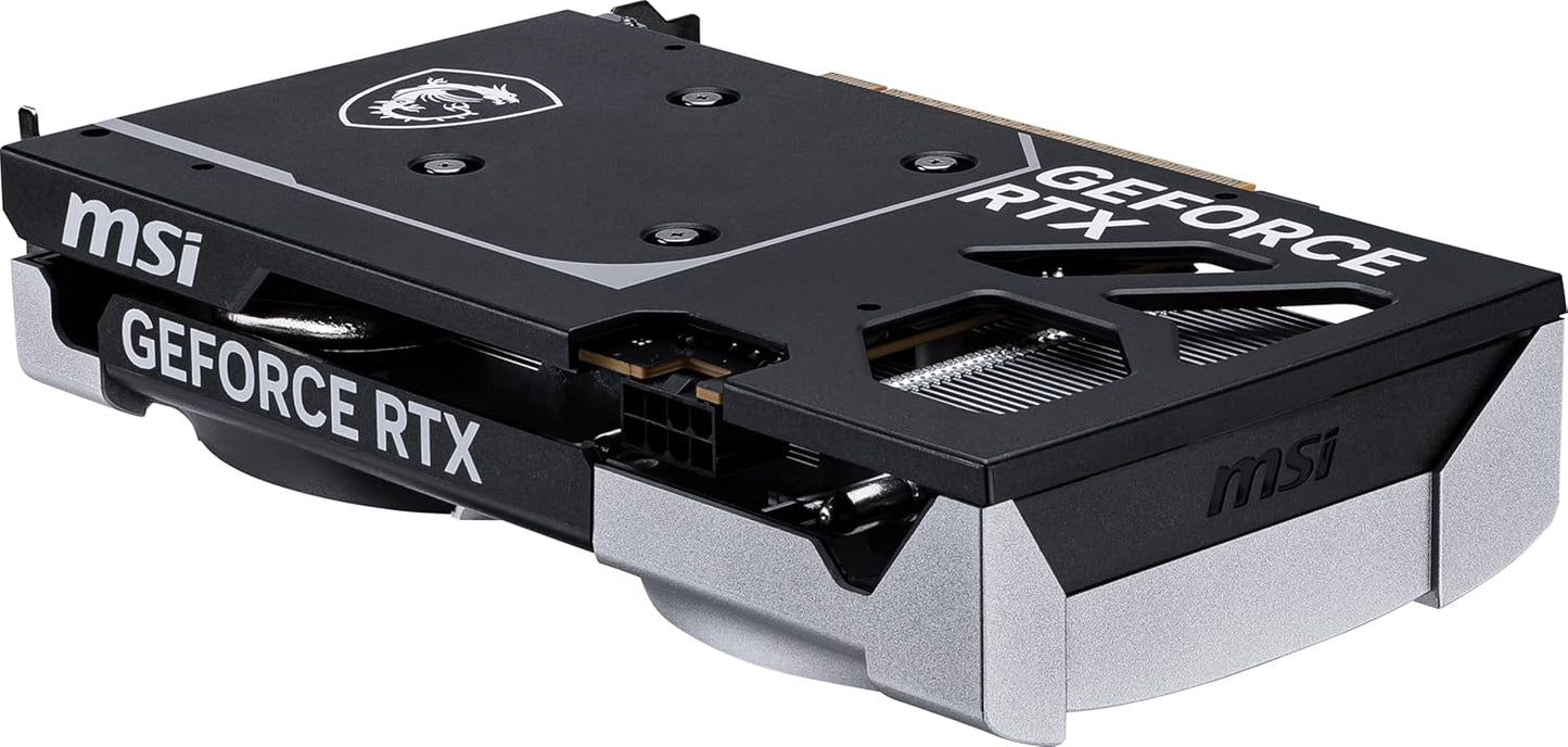MSI Gaming RTX 5060 8G Ventus 2X OC Graphics Card (8GB GDDR7,TBA-bit, Extreme Performance: 2535 MHz, DisplayPort x3 2.1a, HDMI 2.1b, NVIDIA Blackwell Architecture)