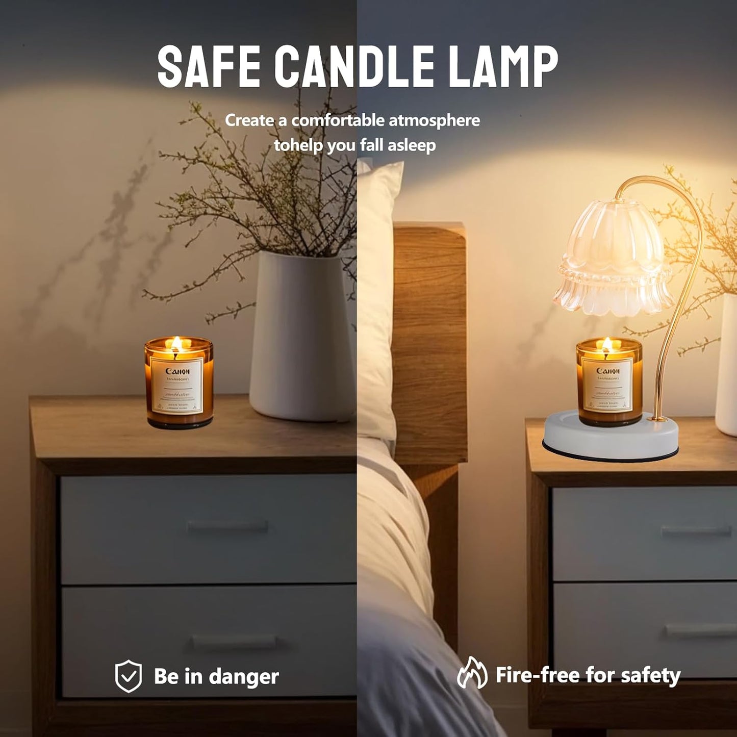 Purilite Select Candle Warmer Table Lamp
