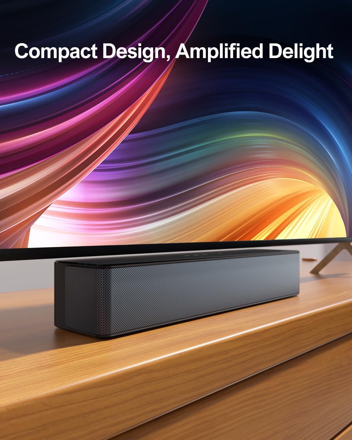 ULTIMEA 5.1 Virtual Surround Sound Bar, 320W Peak Power Soundbar with Subwoofer, Surround Sound System Home Theater Sound Bar for TV, Adjustable Subwoofer and Surround Speaker, HDMI ARC, Poseidon D50