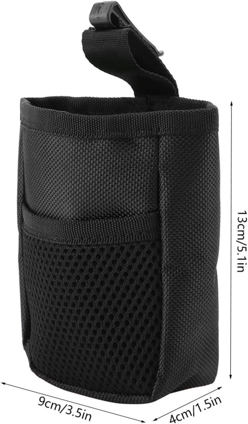 Dog Treat Bag, Portable Pet Waist Pouch Portable Multi-Functional Dog Training Treat Bag Pet Food Storage, for Walking Training(Black)
