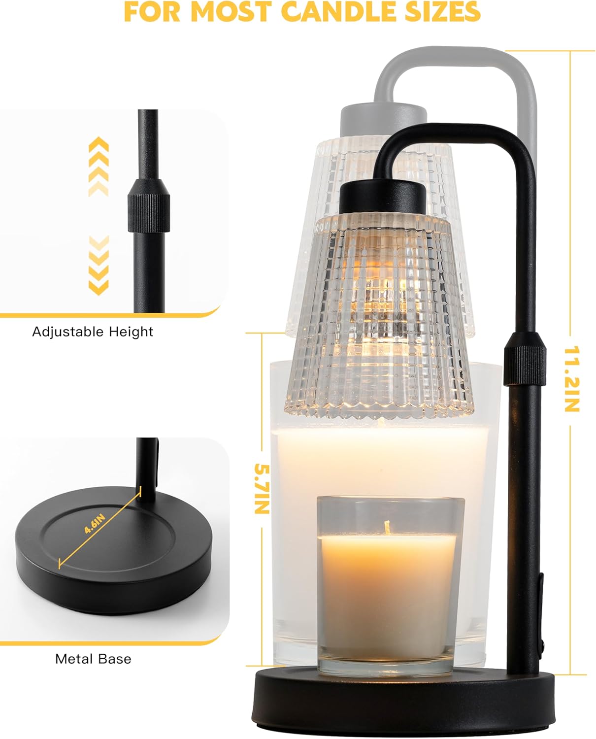 Purilite Select Candle Warmer Table Lamp