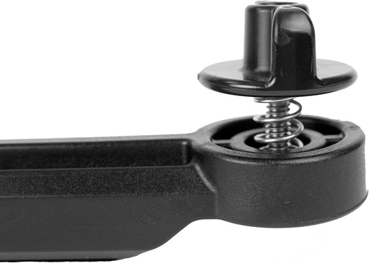 YakAttack 8" Extension Arm for LocknLoad Track Mounted Accessories - Fits Omega Rod Holder, Omega Pro Rod Holder, and FFP Fish Finder Mounts - PuriLite
