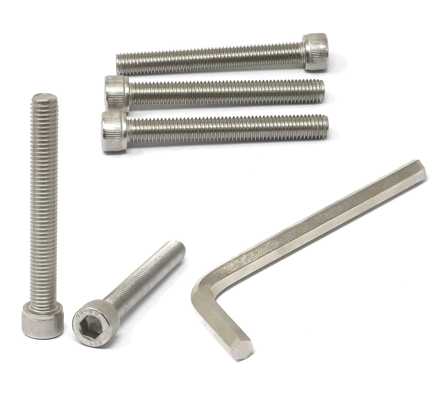 iexcell 25 Pcs M6 x 20mm Thread Pitch 1 mm Stainless Steel 304 Hex Socket Head Cap Screws Bolts Kit