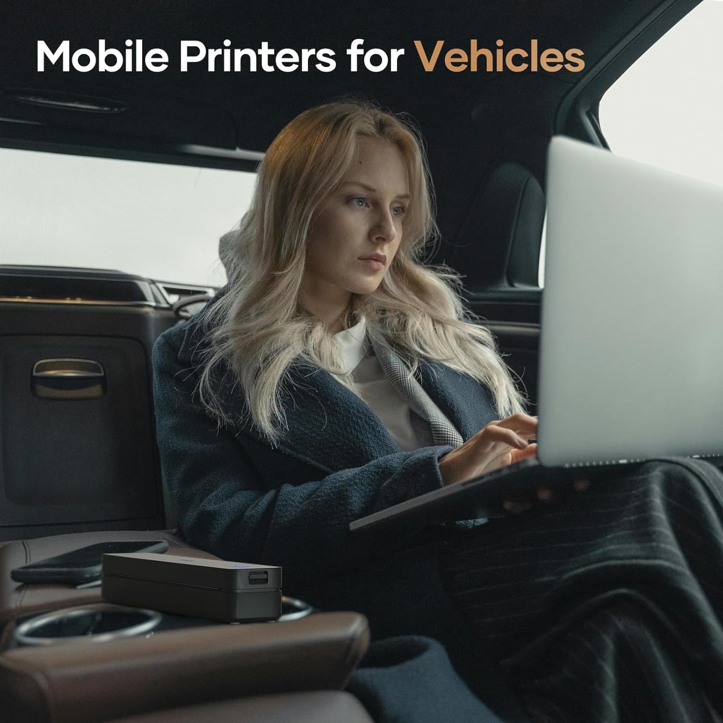 iDPRT Portable-Printer Wireless for Travel, 203DPI Inkless-Small-Thermal-Printer for Home Use, Office, Vehicles, Mobile Bluetooth Printer Supports 8.5" x 11" US Letter&A4&A5, for Smartphone & PC