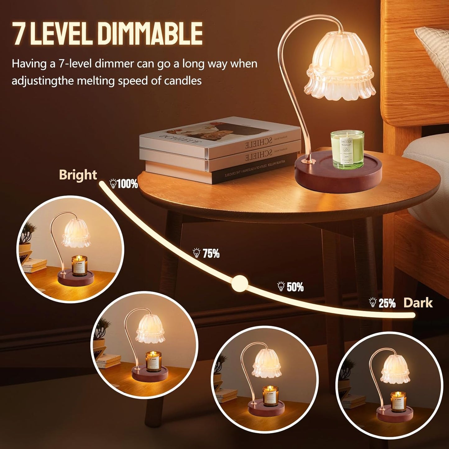 Purilite Select Candle Warmer Table Lamp