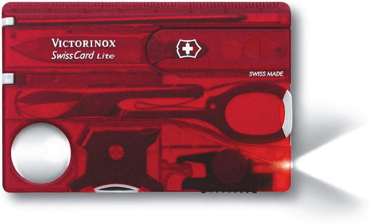 SwissCard, Lite Rubin Transparent by Victorinox - PuriLite