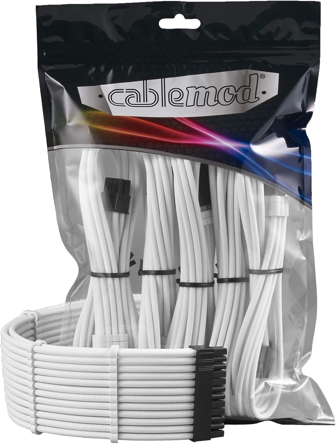 CableMod Pro ModMesh Sleeved Cable Extension Kit (White)