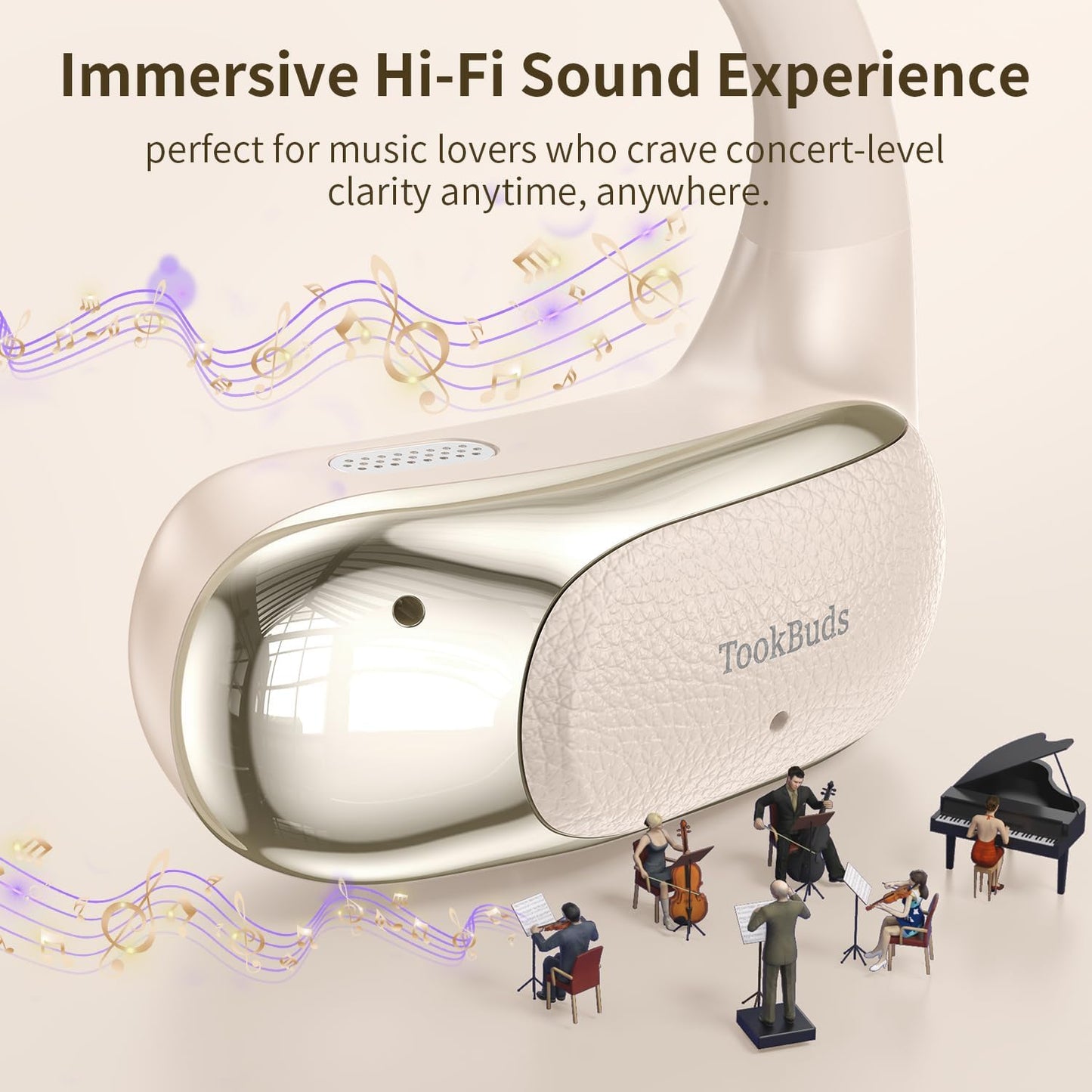 AI Translation Earbuds Real-Time, 3-in-1 Open-Ear Headphones with 145 Languages & Accents, Bluetooth 5.4 Translator Earbuds, 60H Battery, HD Audio, for Travel Business (Midnight Blue)