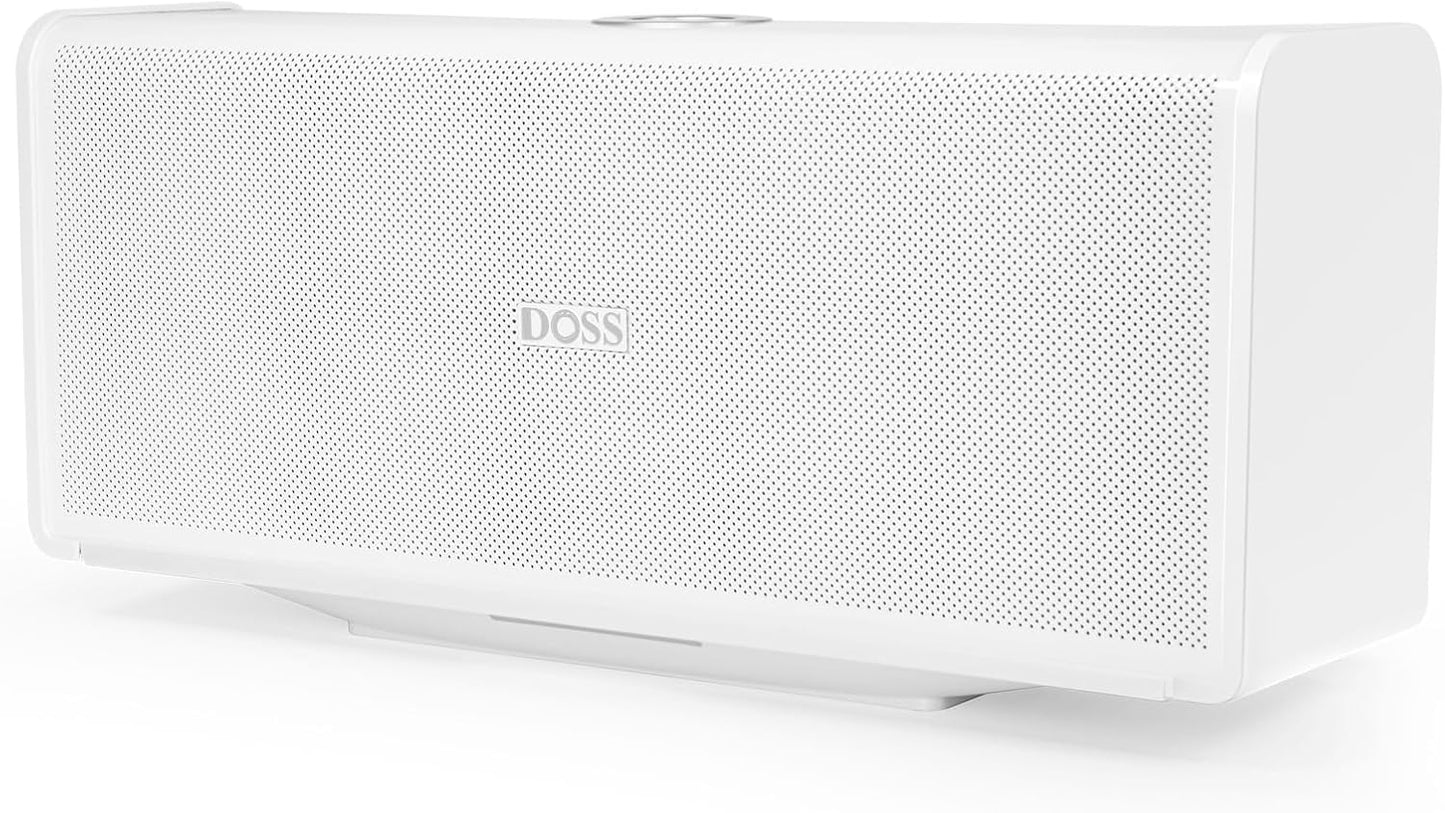 DOSS SoundBox Ultra Bluetooth Speaker with 2.1 Sound Channel Audio, 80W Superior Sound with Deep Bass, Two DSP Technologies, 18H Playtime, BT 5.3, Wireless for Home, Office, Bedroom-Gold
