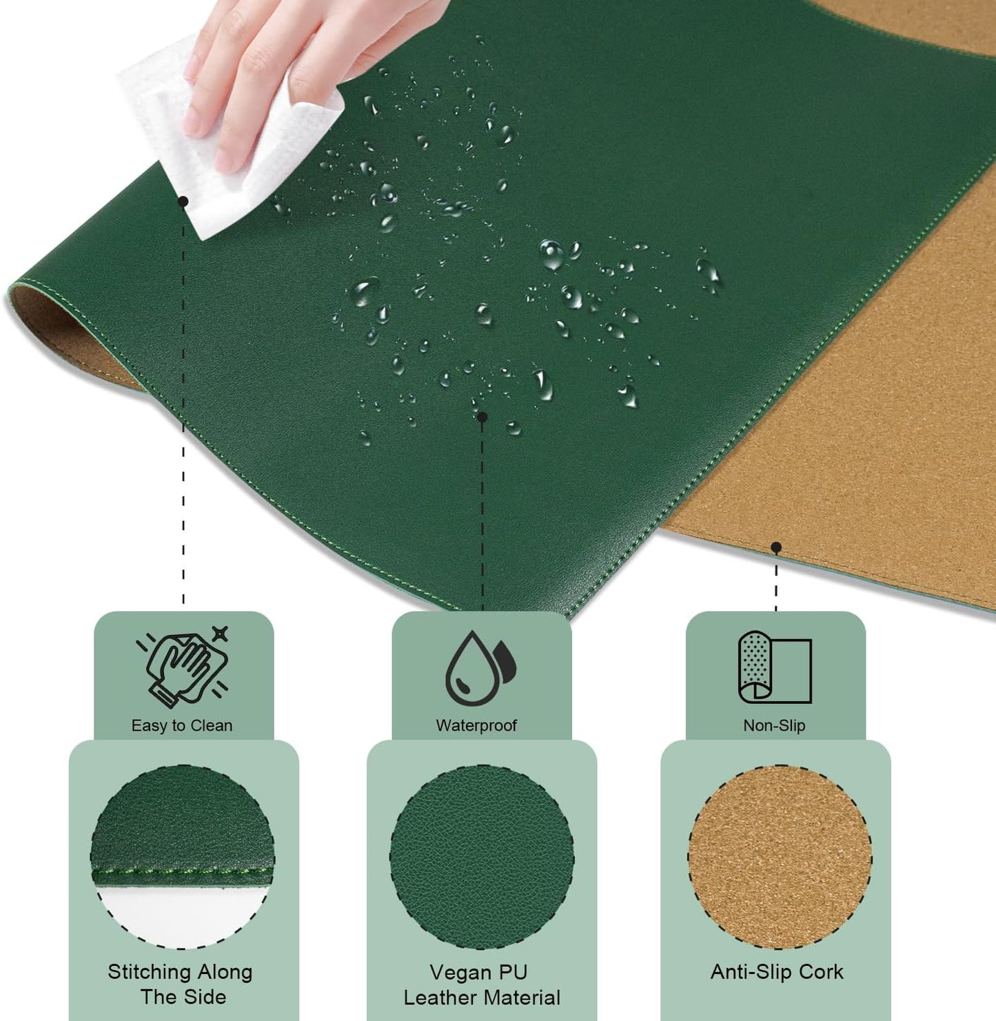 Purilite Select Dual-Sided Desk Pad
