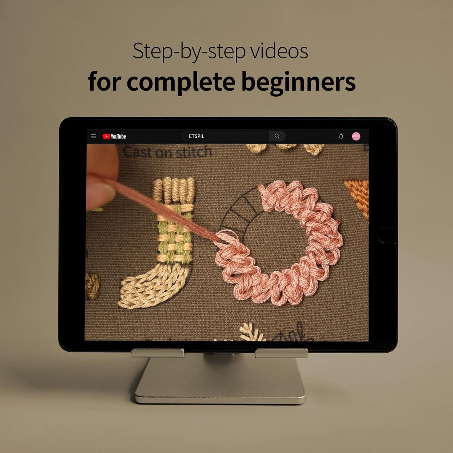 Purilite Select 3 Pack Beginner Embroidery Kits