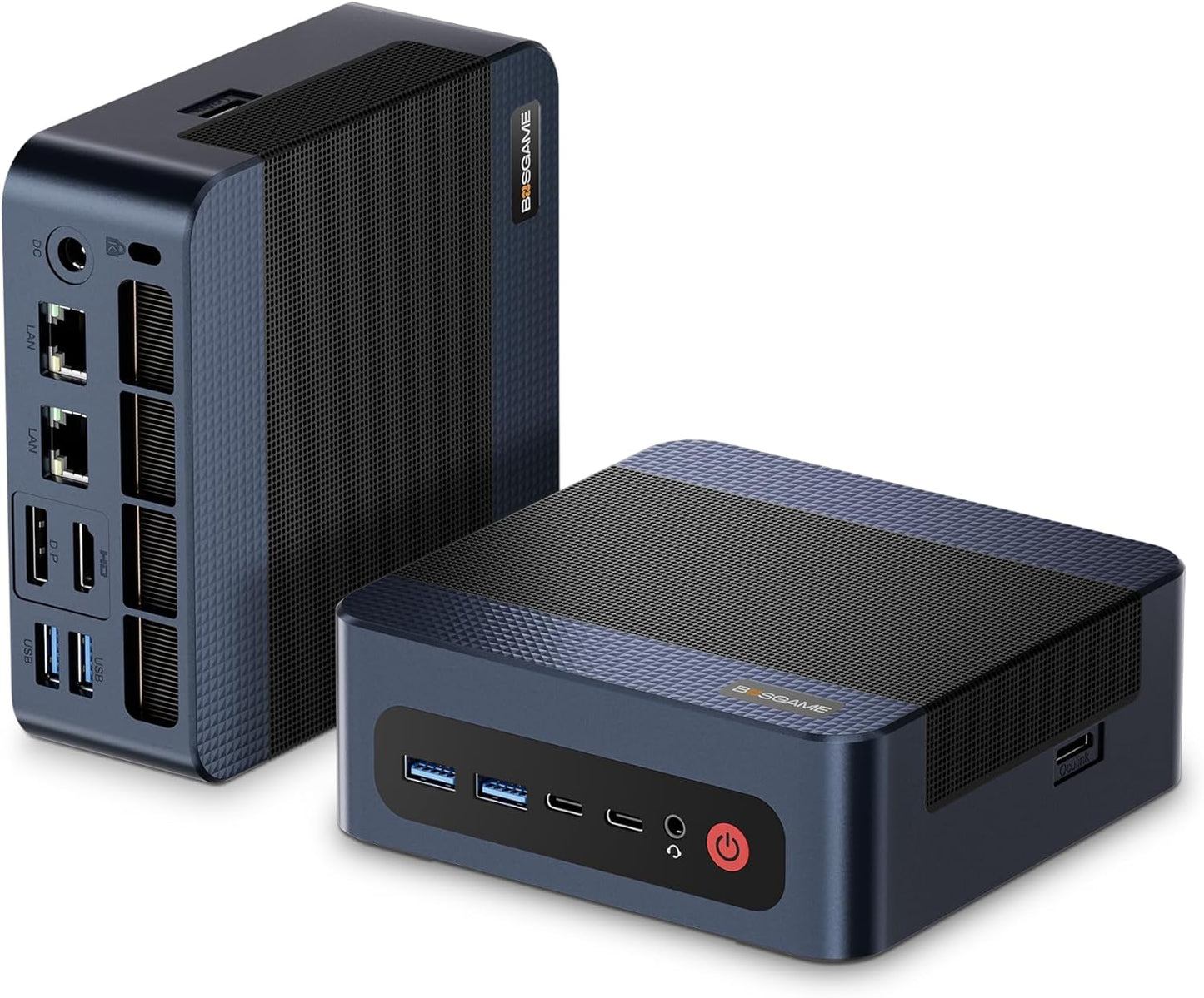 BOSGAME P3 Lite Mini PC, AMD Ryzen 7 6800H Mini Computers, 24GB DDR5, 1TB PCIe SSD, 4K Triple Display & USB4, Dual 2.5G LAN & Wi-Fi 6E & BT5.2, Desktop Computers for Gaming, Office, Design