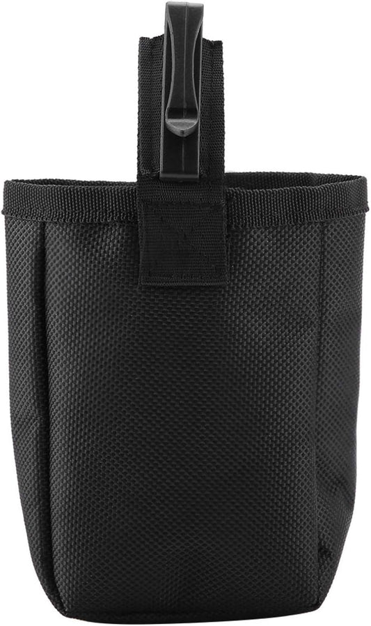 Dog Treat Bag, Portable Pet Waist Pouch Portable Multi-Functional Dog Training Treat Bag Pet Food Storage, for Walking Training(Black) - PuriLite