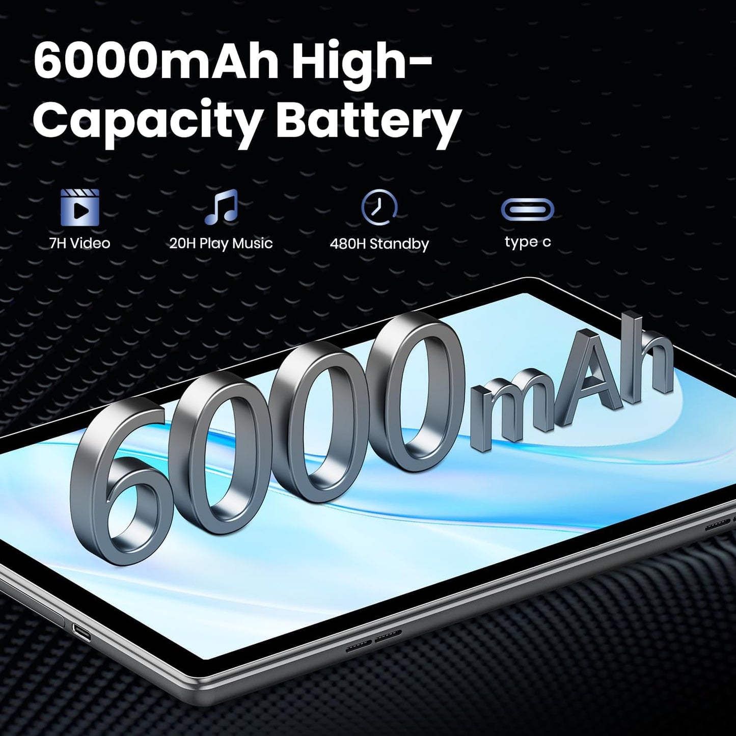 2025 Android Tablet, 10.1 Inch Android 14 Tablet Octa-Core, 12GB RAM+64GB ROM 1TB Expand, 2+8MP Camera, BT5, Tablets PC 2.4/5G WiFi 6,1080 IPS FHD Screen, Tablets Android Gifts for Men Women