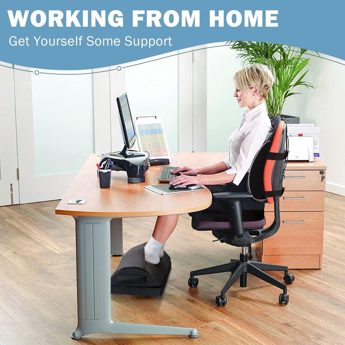 Purilite Select Foot Rest for Under Desk