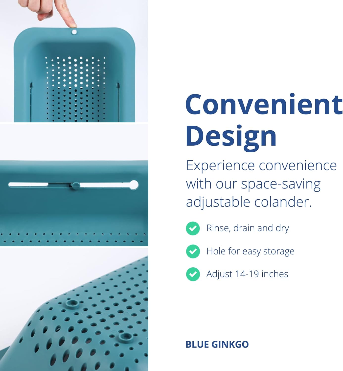 Purilite Select Expandable Sink Colander