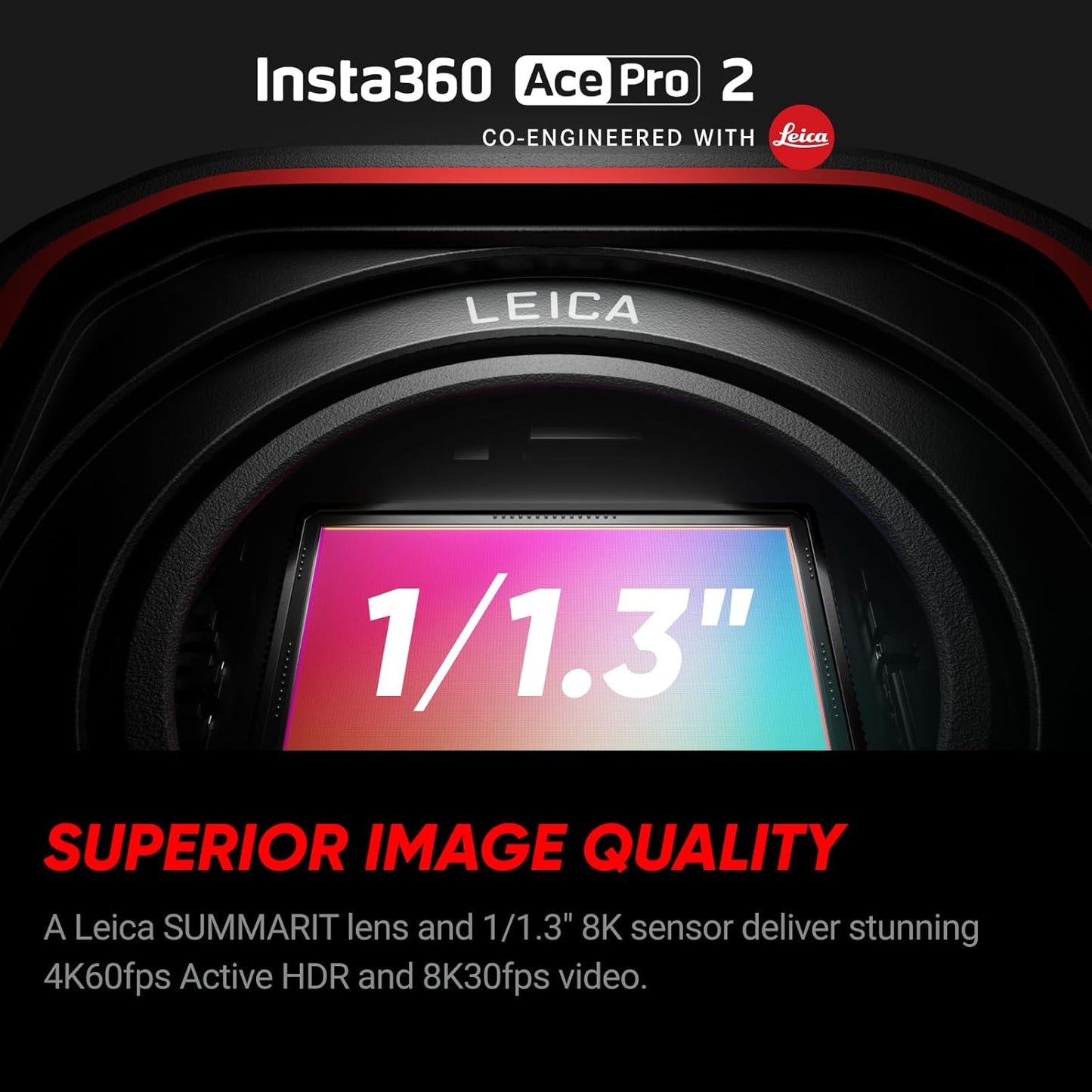 Insta360 Ace Pro 2 Get-Set Bundle- 8K Waterproof Action Camera Co-Engineered with Leica, 1/1.3" Sensor, Dual AI Chip, Leading Low Light, Superior Audio, Flip Screen & AI Editing, Dual Battery