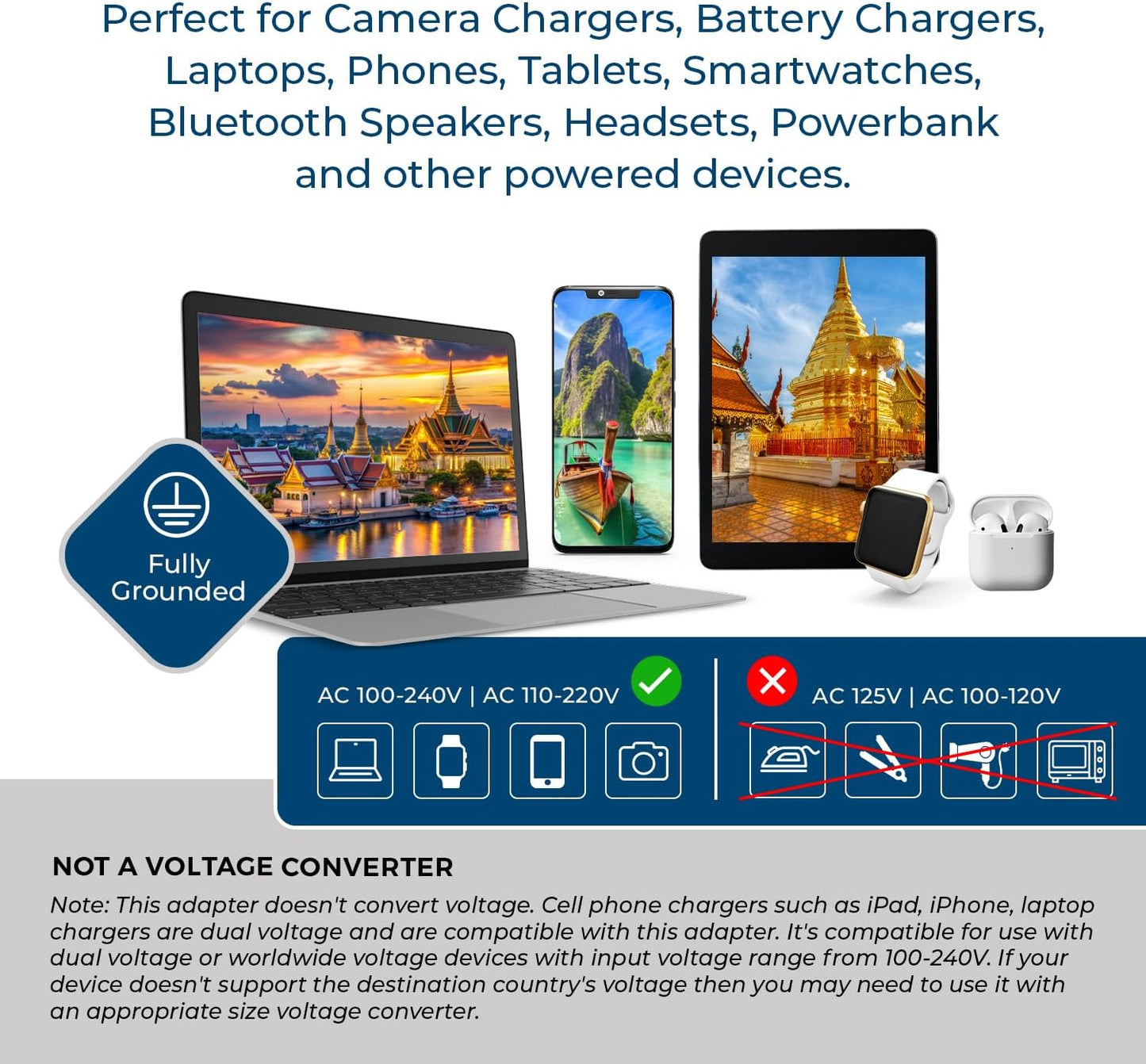 OREI South Africa, Botswana, Namibia Travel Plug Adapter with Dual USB - USA Input - Type M (U2U-10L), Will work with Cell Phones, Camera, Laptop, Tablets, iPad, iPhone