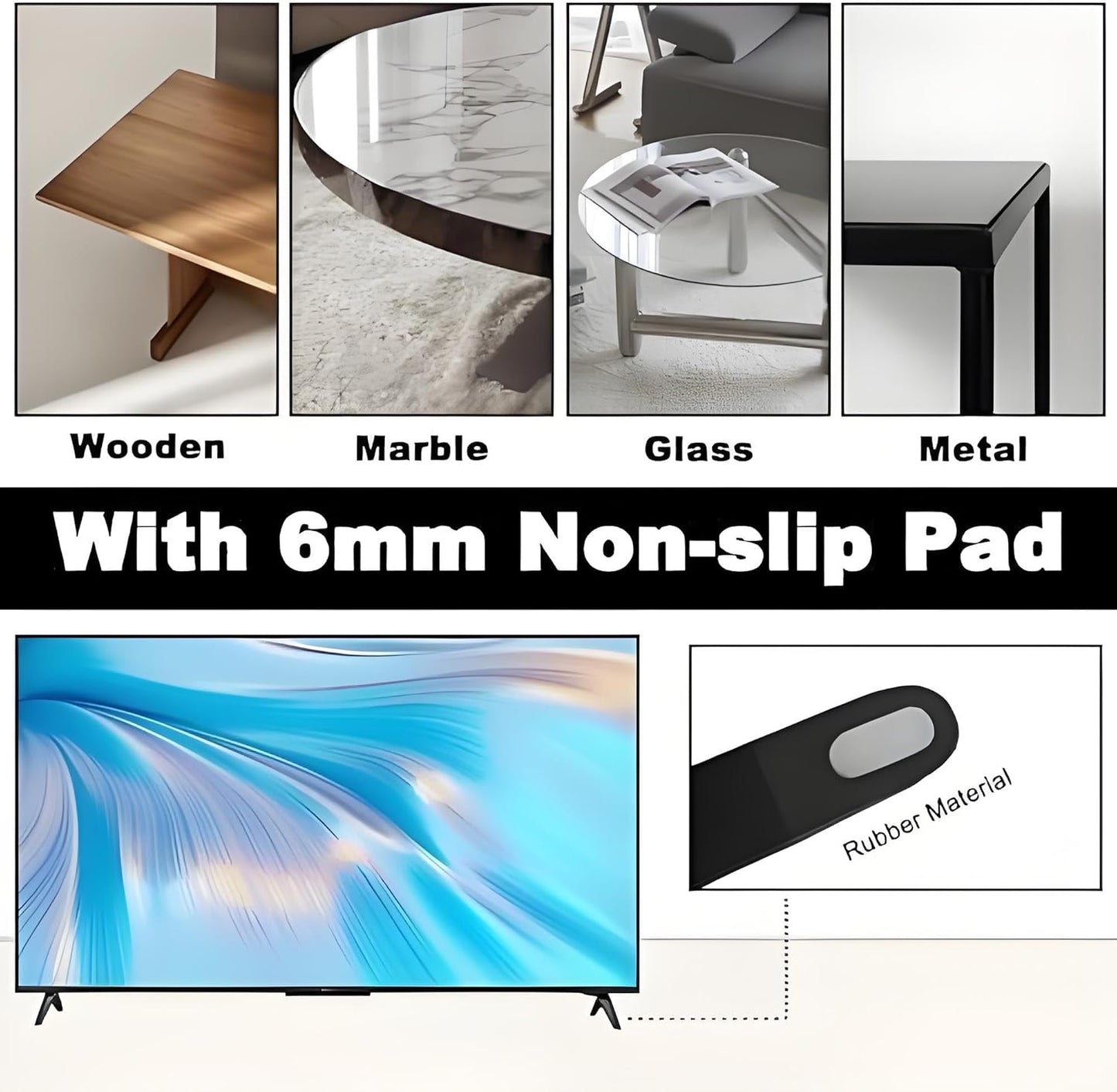 TV Stand for TCL Roku TV Stand Legs,TV Legs Replacement for Smart TV TCL 28" 32" 40" 43" 49" 50" 55" 65" 32S359 40FD5406 43S325 49S403 50S525 55S453 65S455 TV Feet (Upgrade Version)