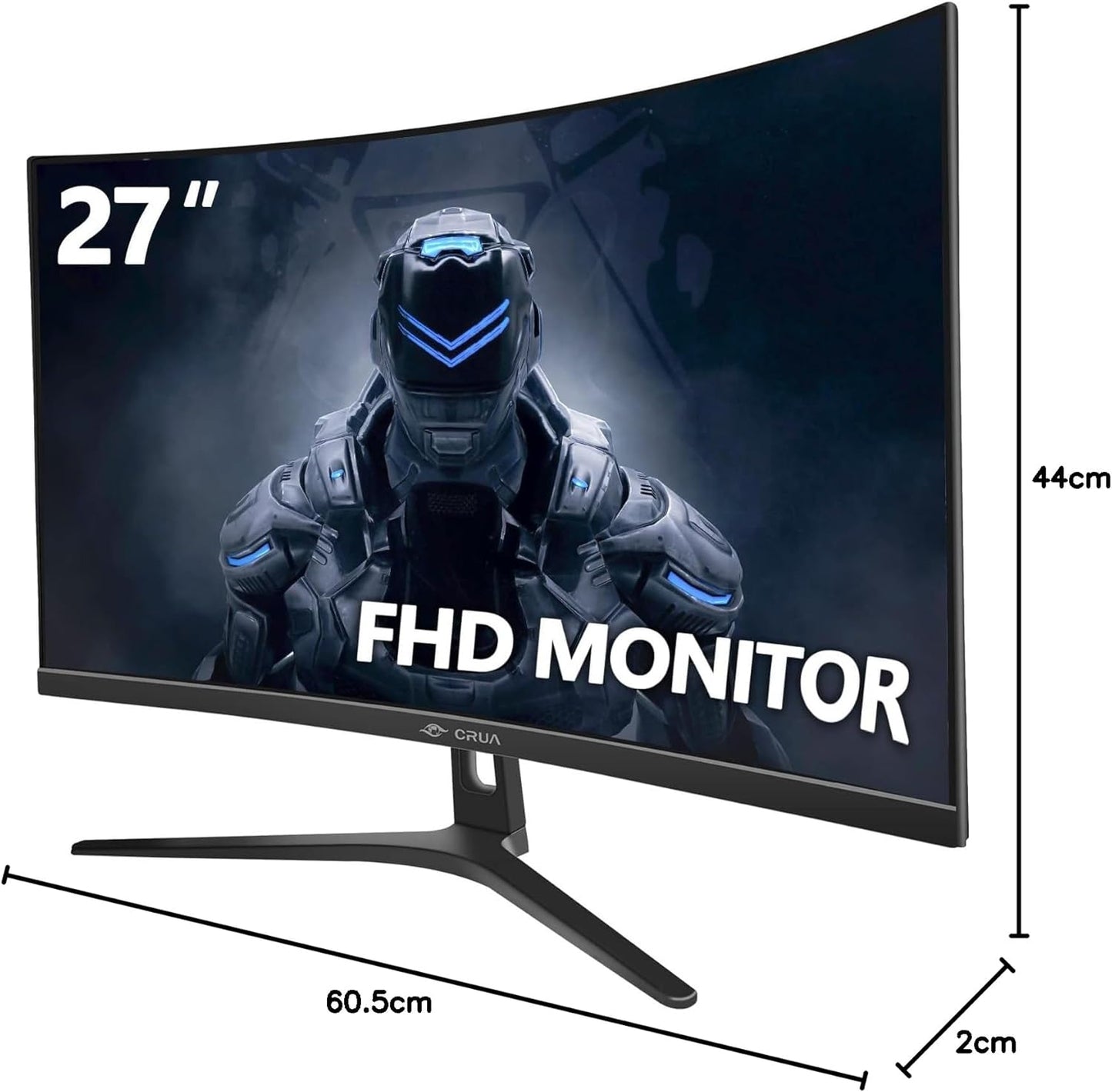 CRUA 34 Inch Curved Gaming Monitor 144HZ, White 21:9 Ultra Wide PC Monitor 1500R WQHD 3440X1440P 120% sRGB Computer Display/VA Panel/PIP& PBP/HDMI2.0 & DP1.4/Tilt Adjustment/Wall Mountable