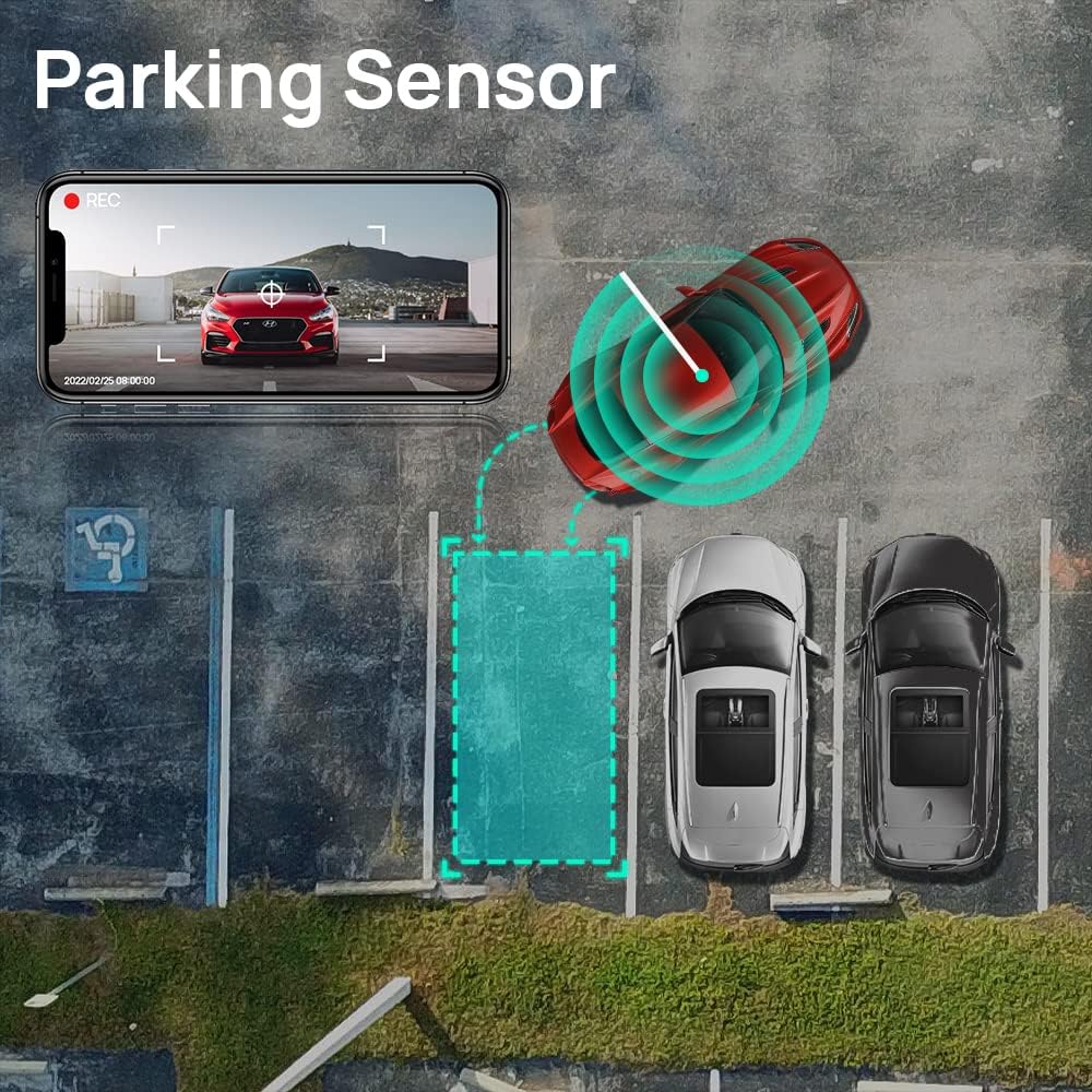 Fitcamx 4K Dash Cam Adapts for Audi 2019 2020 2021 2022 2023 2024 A3 A4 A5 A6 A7 A8 Q5 Q7 Q3 Q8 TT S3 S4 S5 S6 S8 S7 RS3 RS5 RS6 e-tron (Model A),OEM Factory Look,UHD Video WiFi,Parking Mode,64GB Card