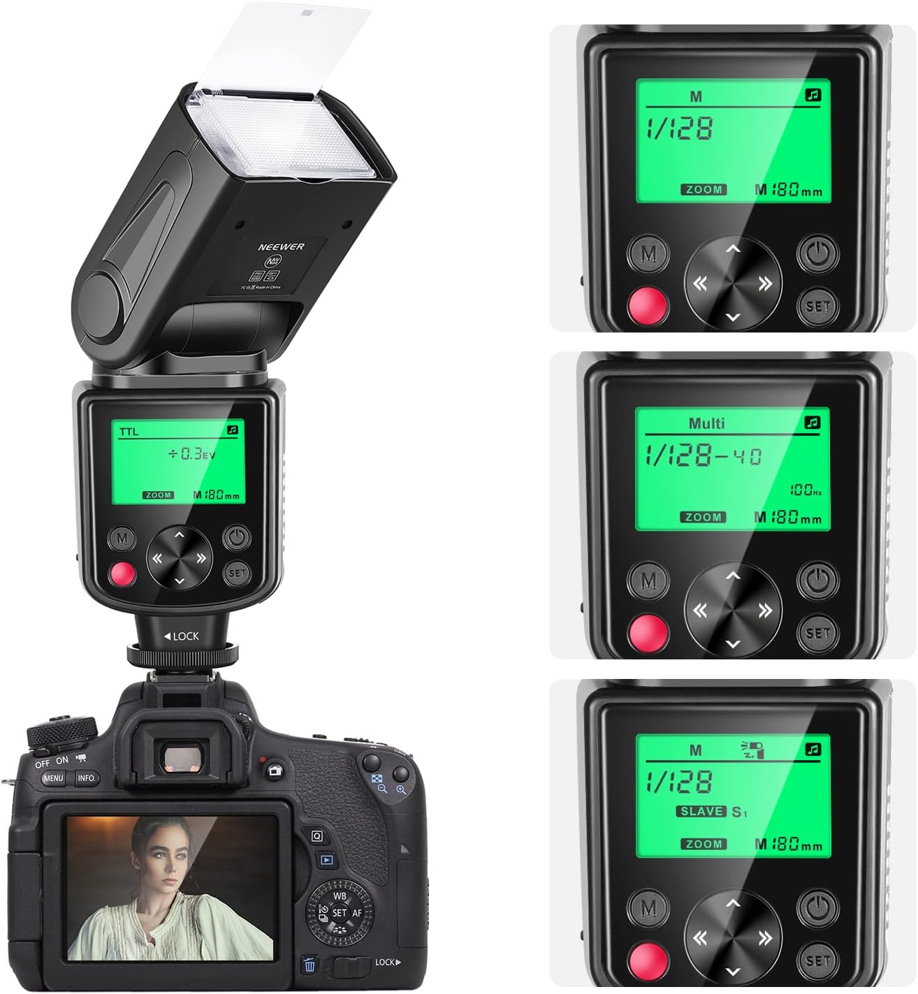 NEEWER NW635II-S TTL Camera Flash Speedlite with Soft Diffuser, Compatible with Sony A9 II A9 A7R V A7R IV A7 IV A7R III A7S III A7 III A7S II A7R II A7S A7 A7C A1 A6600 A6500 A6100 A6000 A99 A350