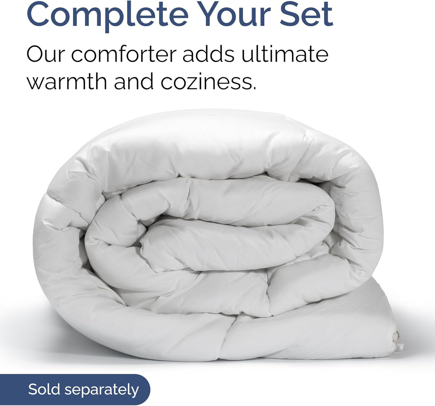 Extra Deep Queen Sheet Set - 6 Piece Breathable & Cooling Sheets - Hotel Luxury Bed Sheets Set - Easy & Secure Fit - Soft, Wrinkle Free & Comfy Sheets Set - White Sheet Set w/Extra Deep Pockets