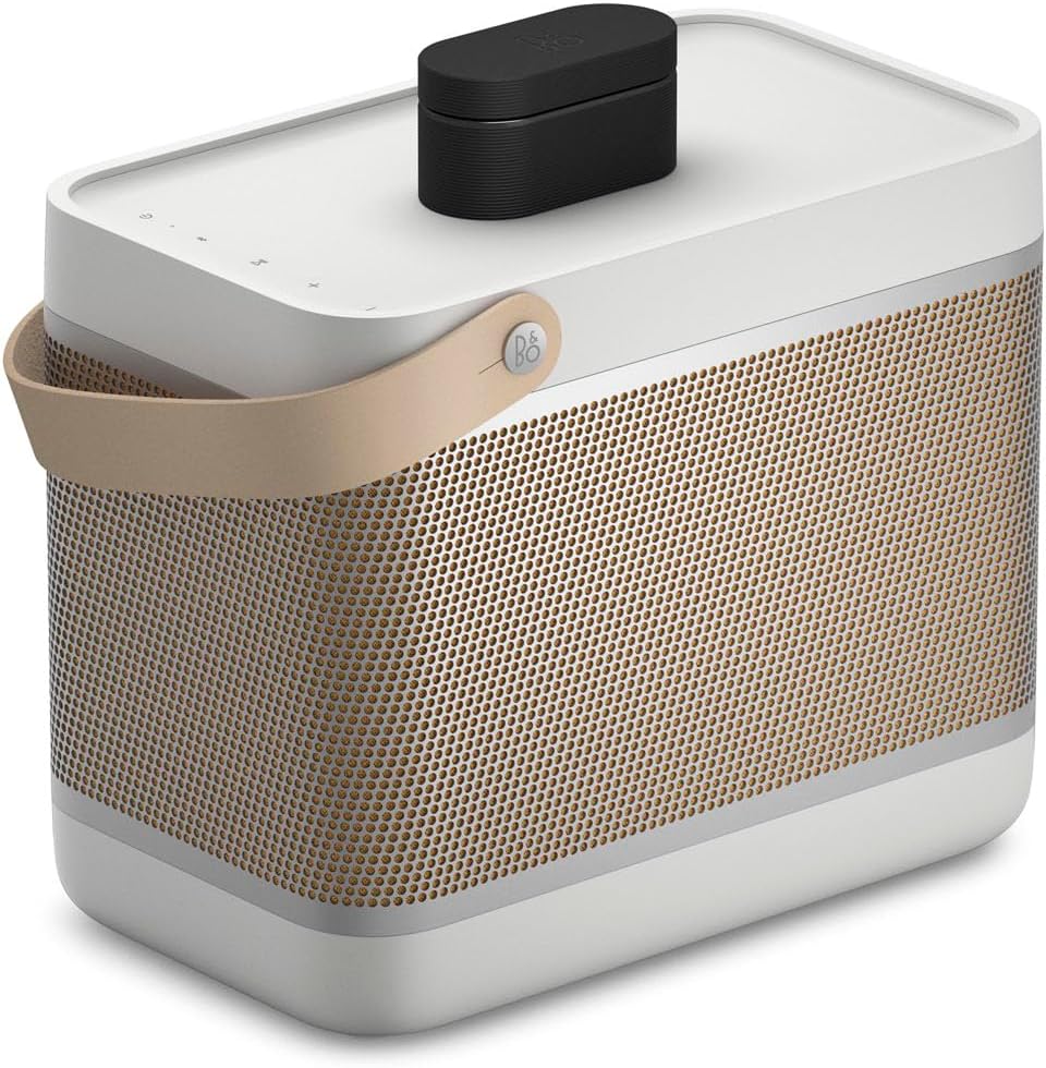 Bang & Olufsen Beolit 20 Powerful Portable Wireless Bluetooth Speaker, Grey Mist