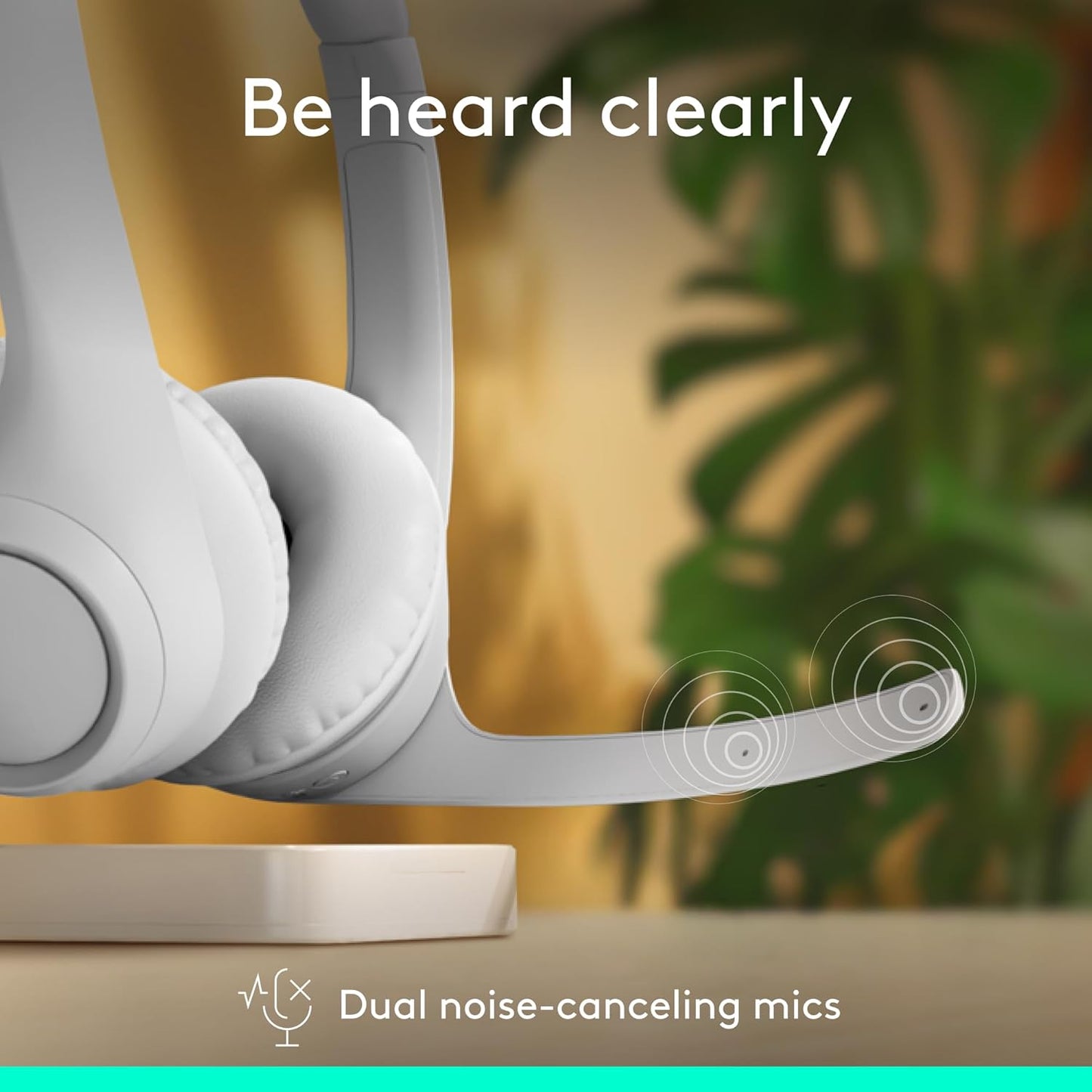 Logitech Zone 301 Wireless Bluetooth Headset with Noise-Canceling Microphone, Compatible with Windows, Mac, Chrome, Linux, iOS, iPadOS, Android – Graphite