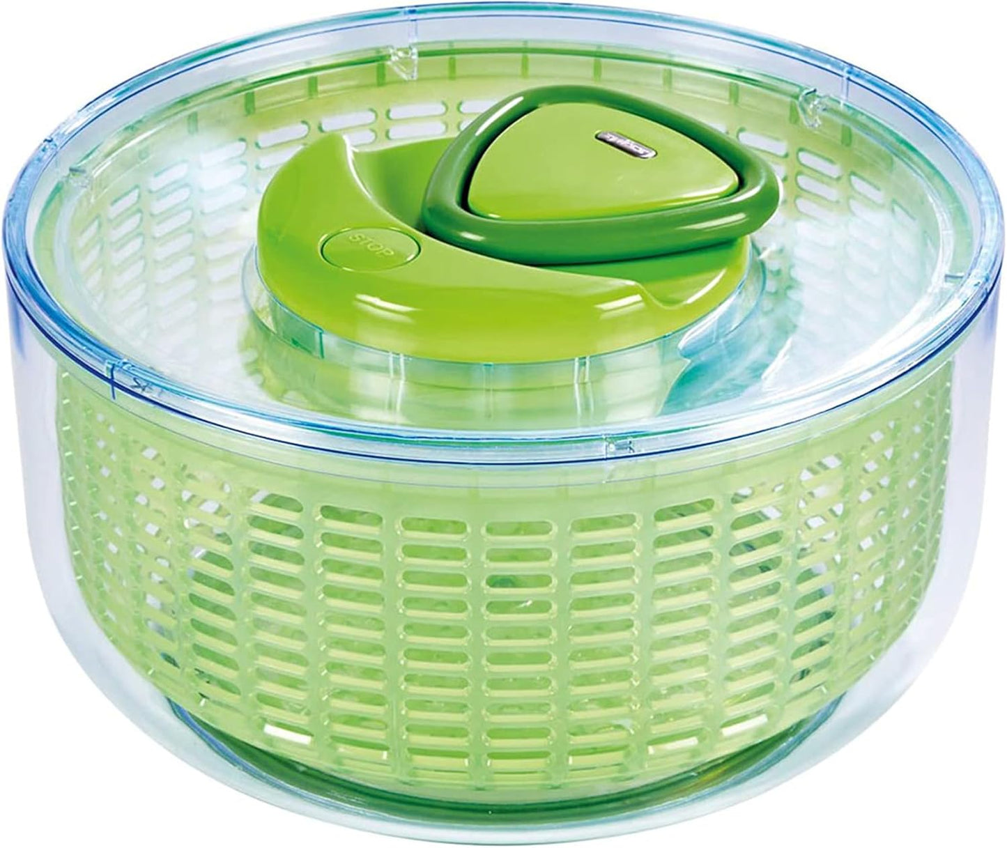 Zyliss Swift Dry Salad Spinner - Fruit Cleaner & Lettuce Spinner with Push Pump - Non-Slip Bowl - Dishwasher Safe - Small