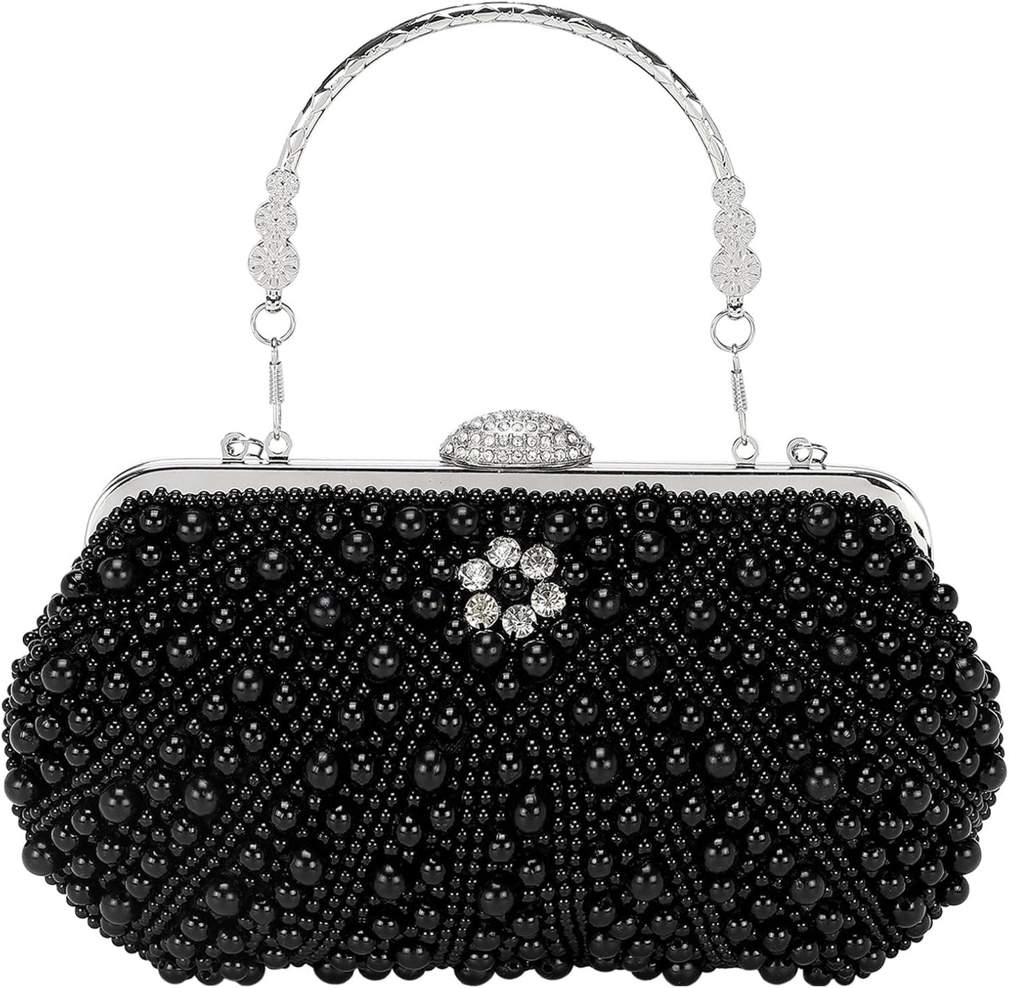 DTGN Clutch Purse Evening Clutch Bag Handbag Cross Body Bag for Women Formal Wedding Club