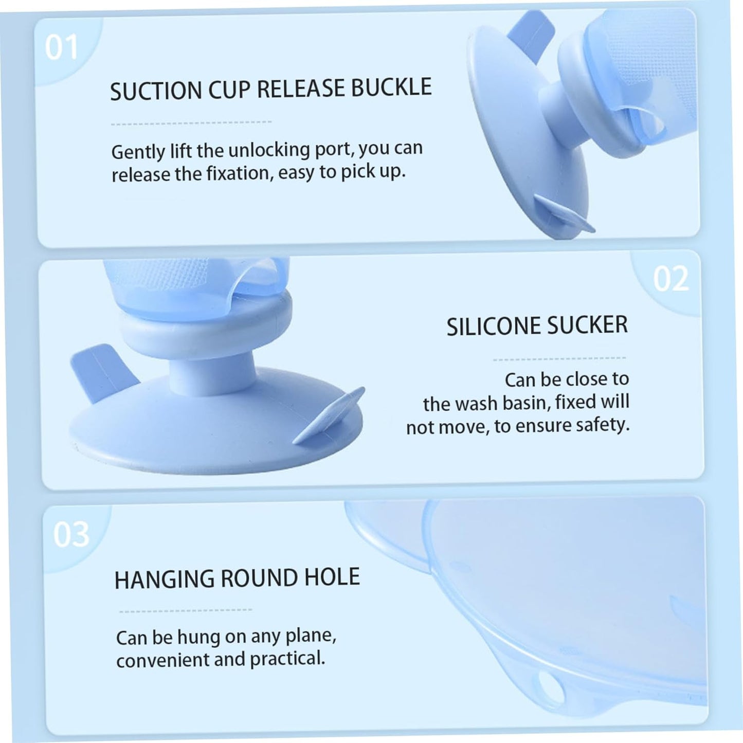 Baby Sink Bath with Suction Cup, Portable Sink Baby Bath with Hanging Hole, Buttock Support Washing Tool for Counter Bathtub Daily Use