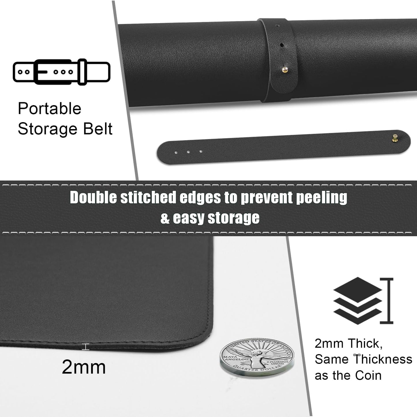 Purilite Select Dual-Sided Desk Pad