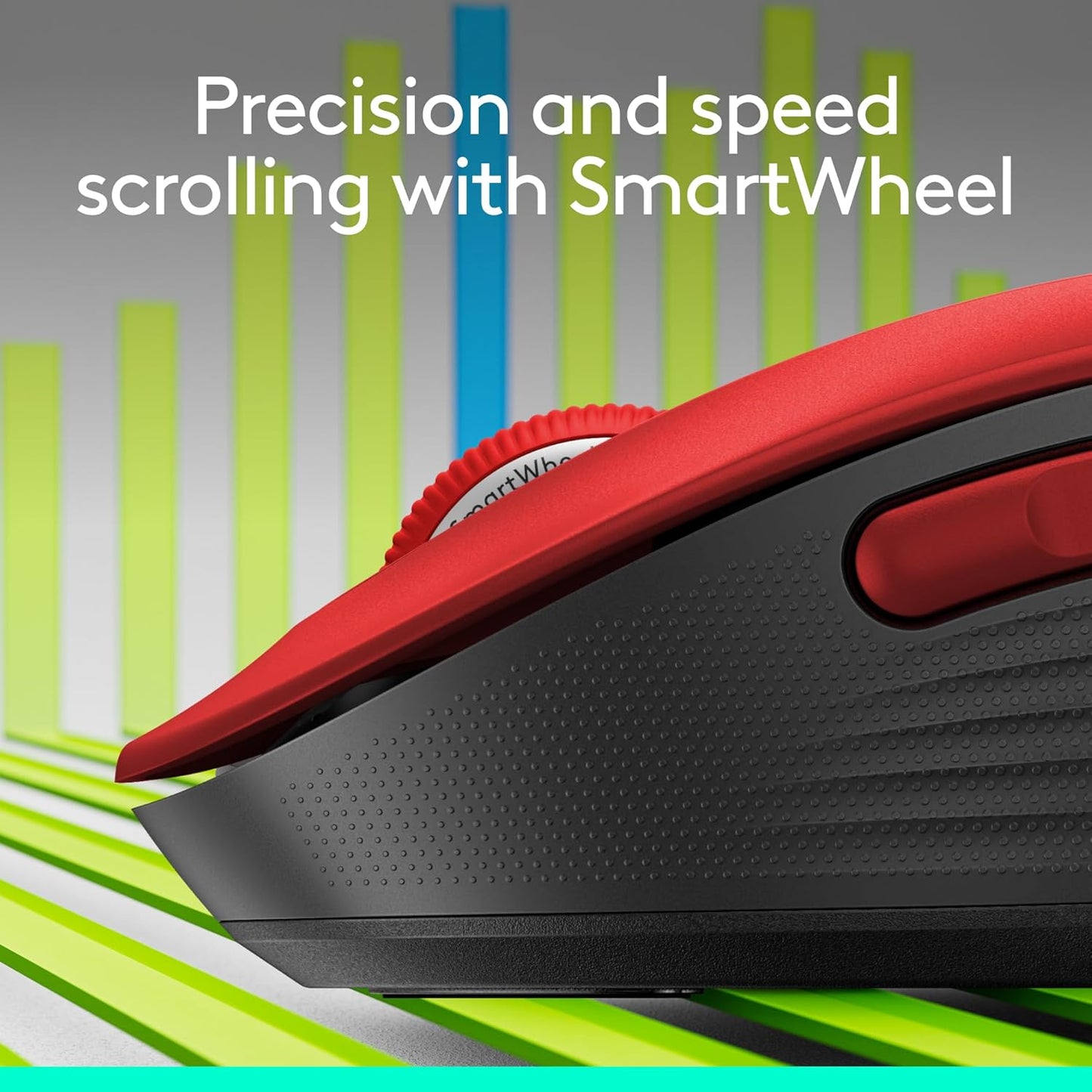 Logitech Signature M650 L Full Size Wireless Mouse - For Large Sized Hands, 2-Year Battery, Silent Clicks, Customizable Side Buttons, Bluetooth, for PC/Mac/Multi-Device/Chromebook - Black