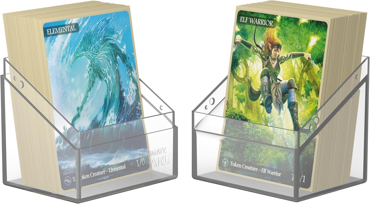 Ultimate Guard Boulder 100+ Classic, Deck Case for 100 Double-Sleeved TCG Cards, Onyx, Secure & Durable Storage for Trading Card Games, Soft-Touch Finish